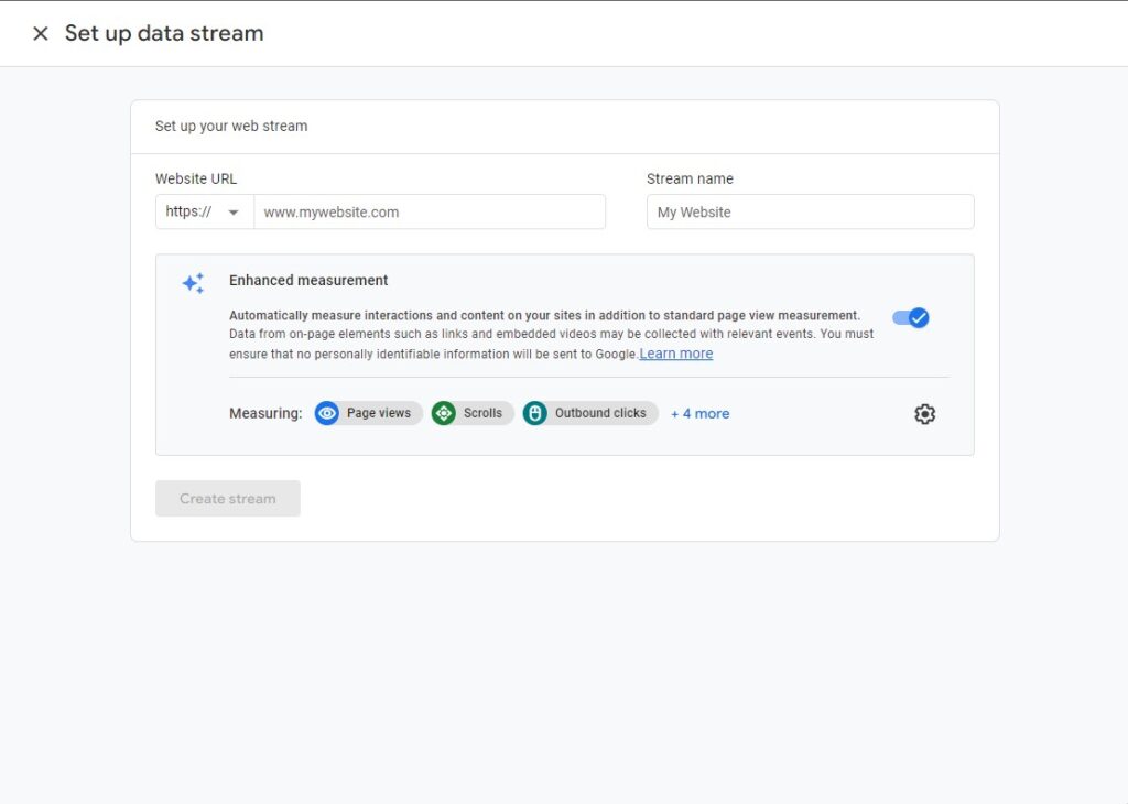 How to set up Google Analytics 4 from scratch - step by step with ...