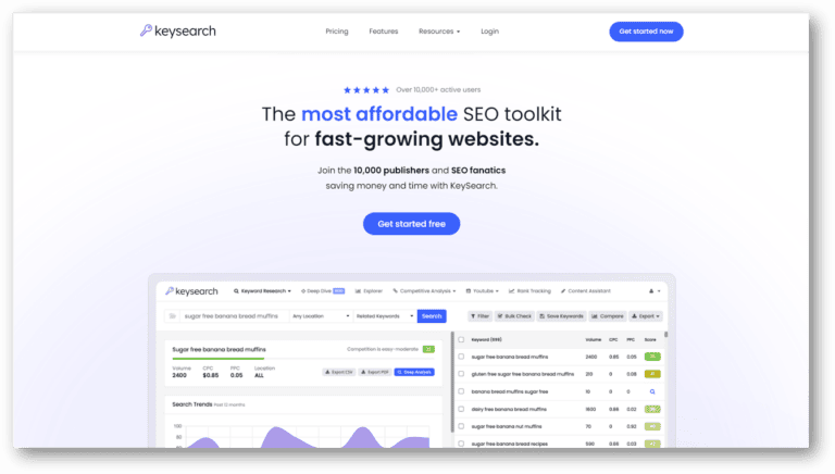 KeySearch HomePage