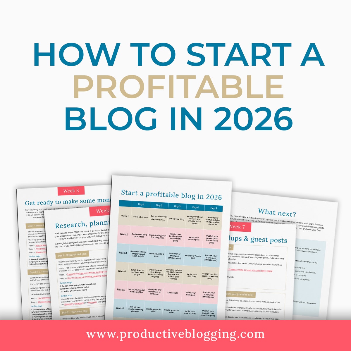 How to start a profitable blog in 2026